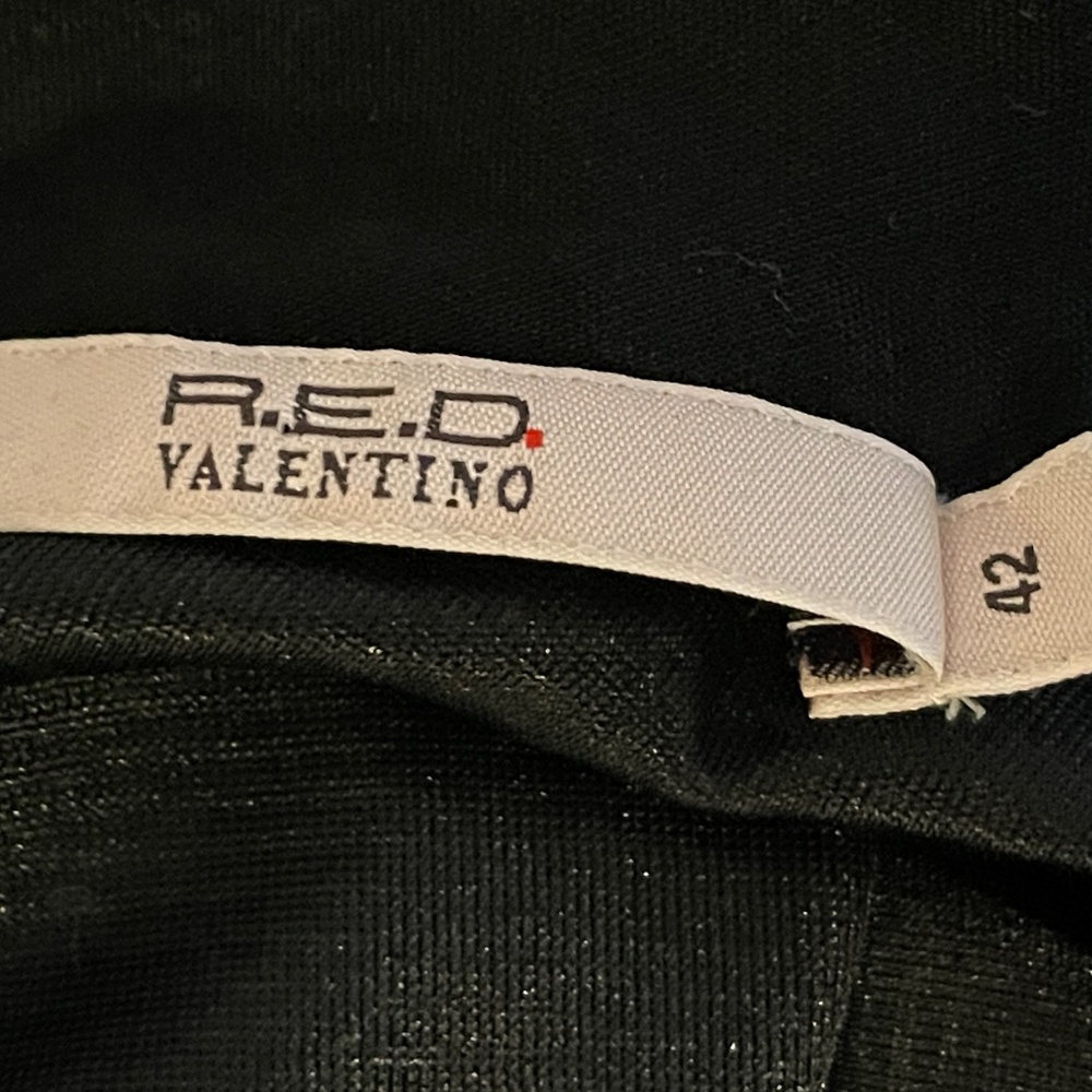 RED VALENTINO - Blouse with Beading and Keyhole - Picture 5 of 6